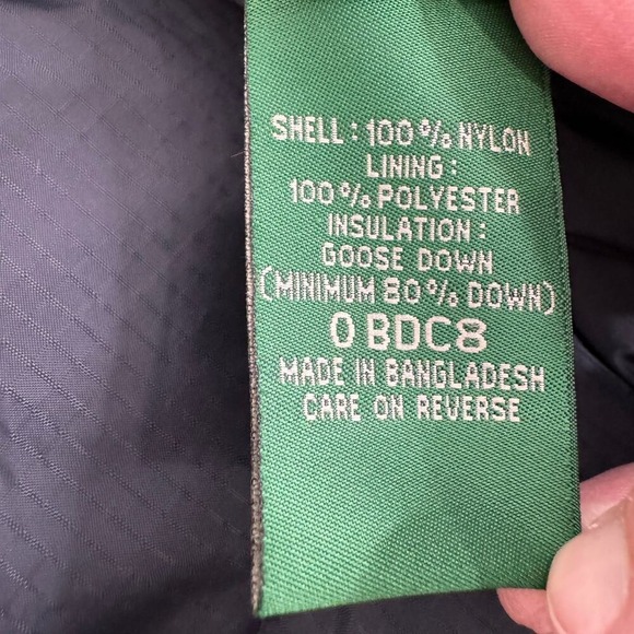 L.L. Bean reversible down vest  LT - Picture 10 of 12